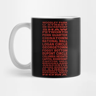 DC Neighborhoods Mug